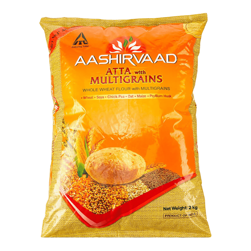 Aashirvaad - 2kg Multigrain Atta (Whole Wheat Flour)