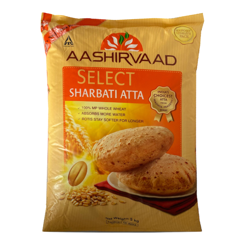 Aashirvaad - 5kg Select Sharbati Atta Flour (Export Pack)