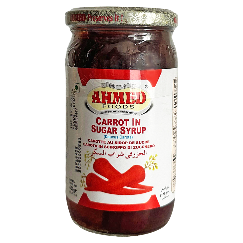 Ahmed - (Best Before 31/07/26) 450g Carrot in sugar Syrup