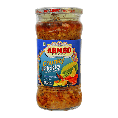 Ahmed - 700g Crush mixed Pickle in oil (Chunky Pickle)