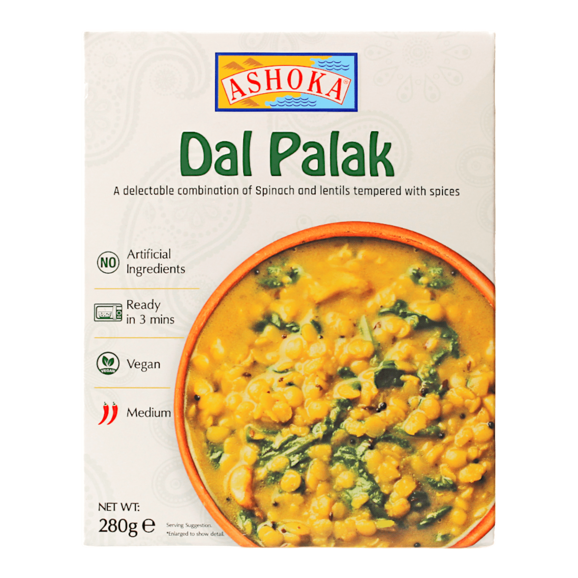 Ashoka 280g Dal Palak RTE – Jamoona