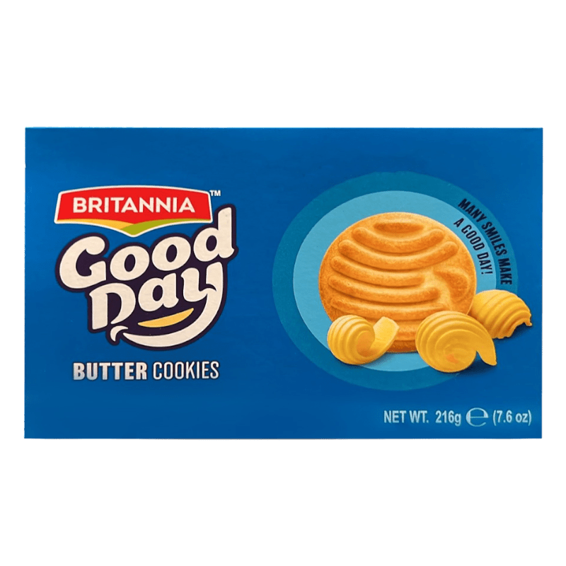 Britannia - (Best Before 13/10/26) 231g (4x57.75g) Good Day Butter Cookies