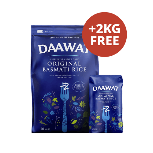 Daawat - 20kg +2kg Free Original Basmati Rice