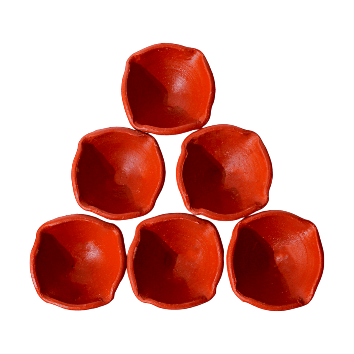 Fancy Diyas - Set of 6 (Char Vaat)