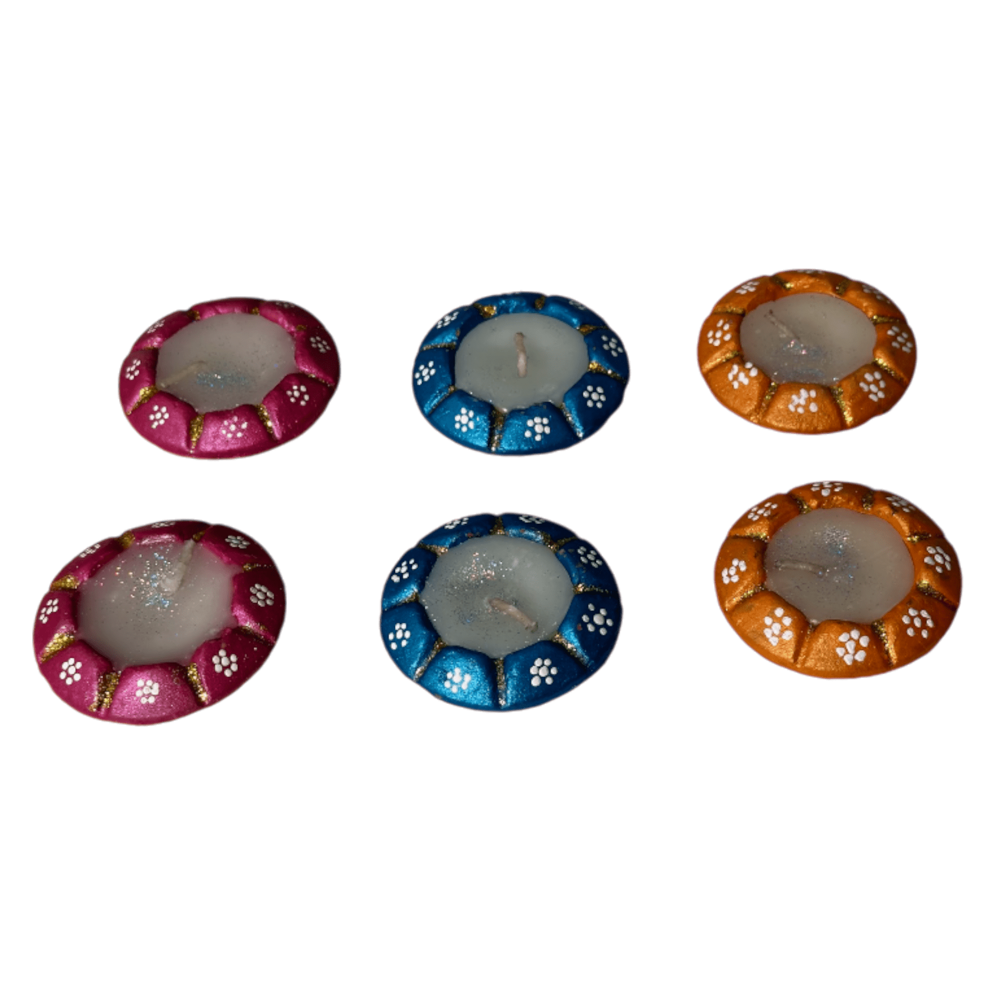 Fancy Diyas - Set of 6