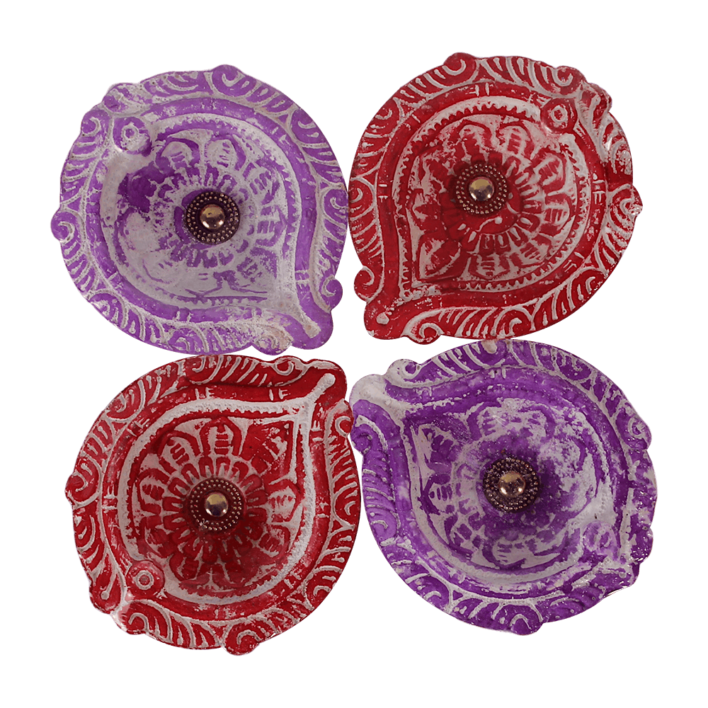 Fancy Diyas - Set of 4 Pieces