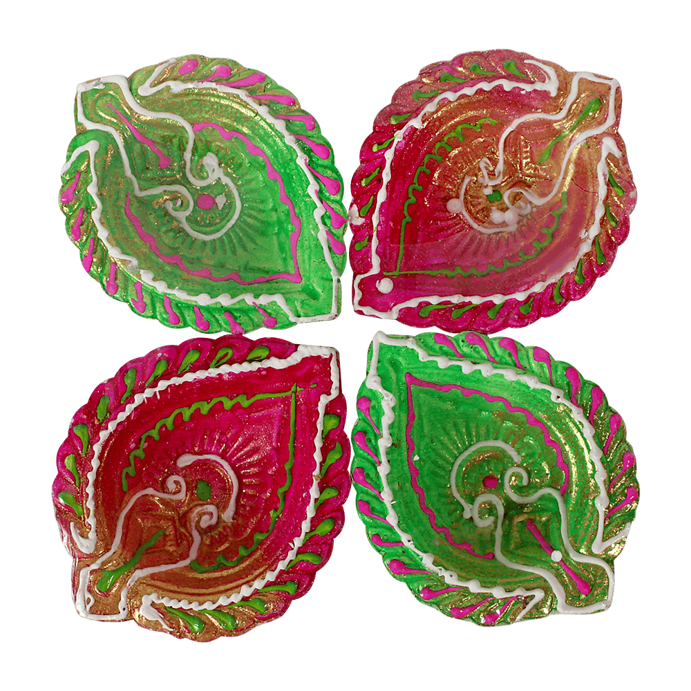 Fancy Diyas - Set of 4 Pieces