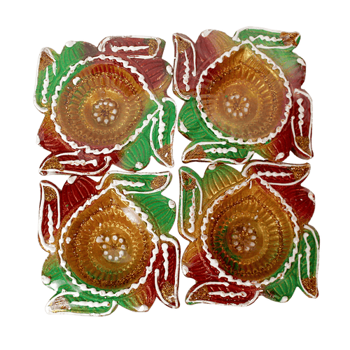 Fancy Diyas - Set of 4 Pieces