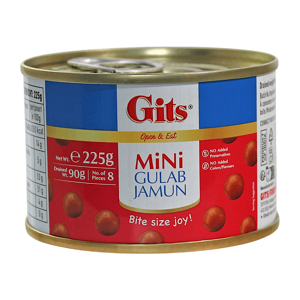 Gits - 90g Mini Gulab Jamun 8 Pieces