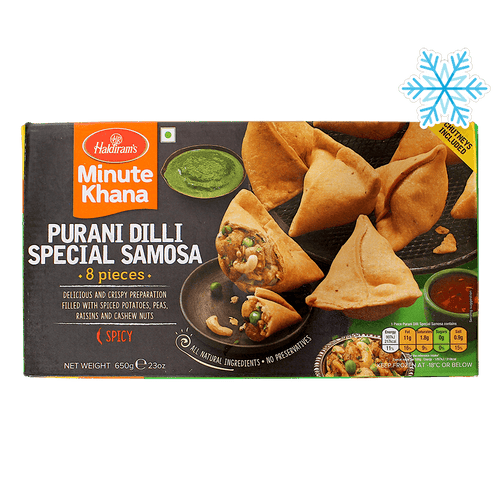 Haldiram's - (Frozen) 650g Purani Dilli Special Samosa (8 pieces)