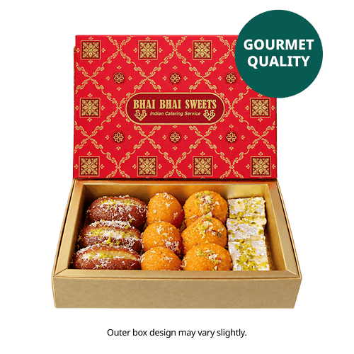 Handmade & Fresh - 500g Sweets Diwali Giftbox (Premium Ingredients)