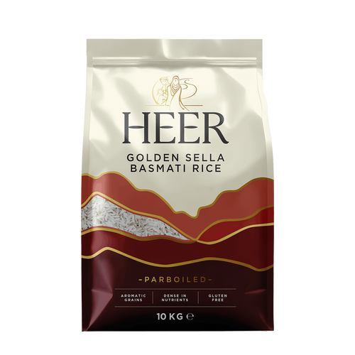 Heer - 10kg Golden sella basmati rice (parboiled)