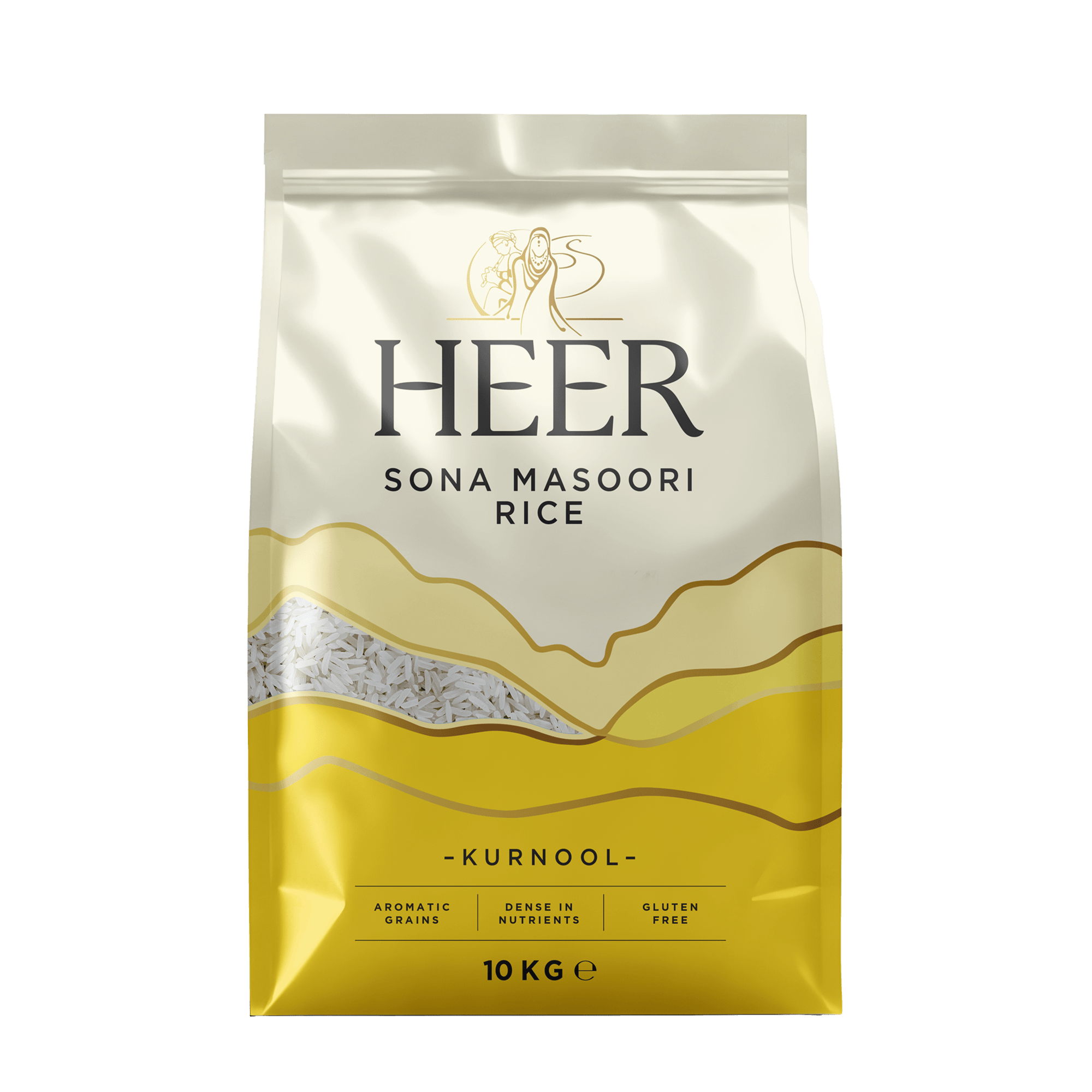 Heer - 10kg Sona Masoori Reis
