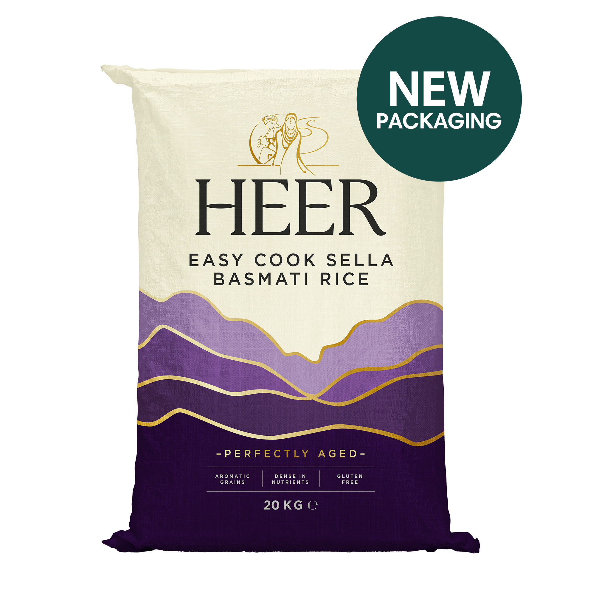 Heer - 20kg Easy Cook Sella Basmati Reis vorgegart