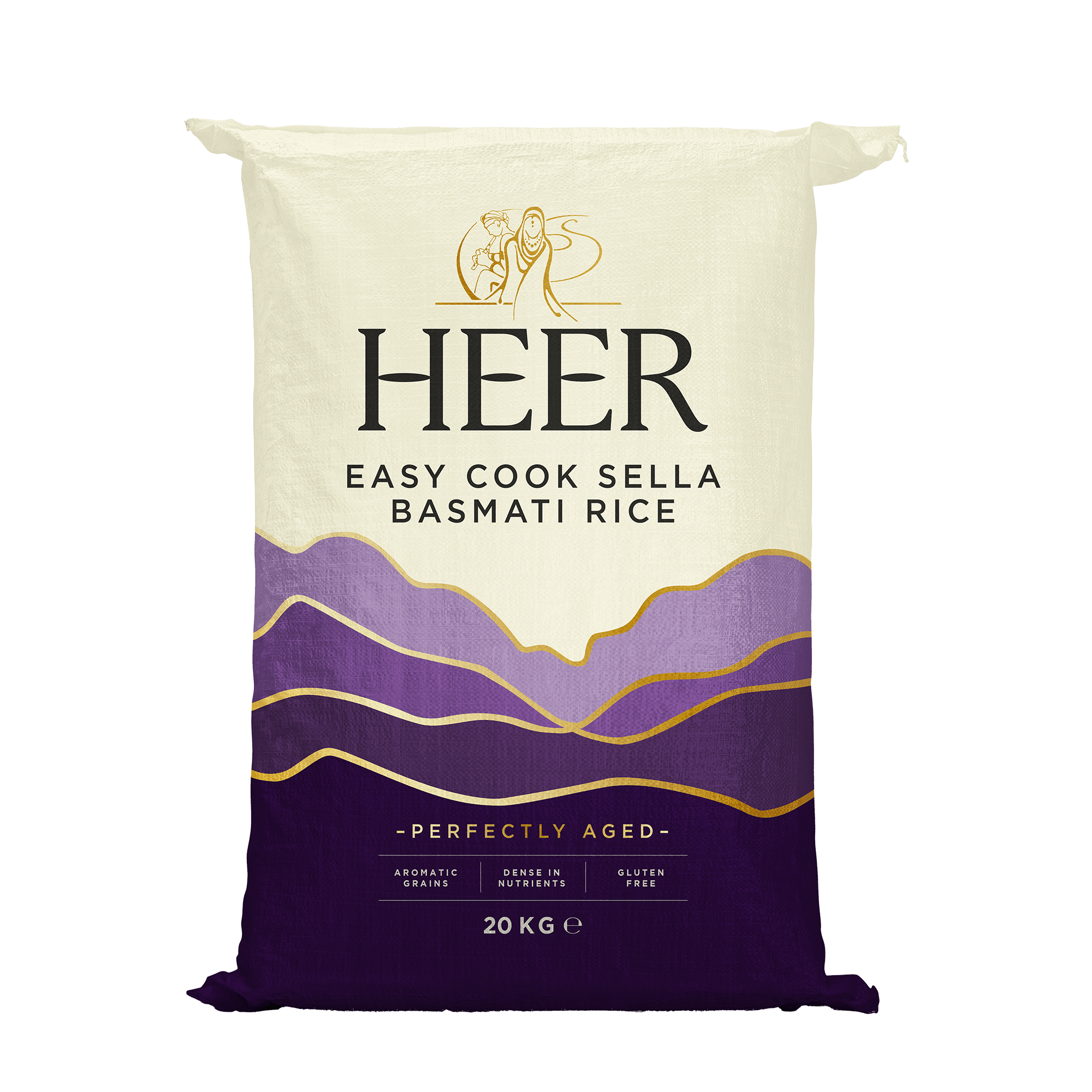 Heer - 20kg Easy Cook Sella Basmati Reis vorgegart