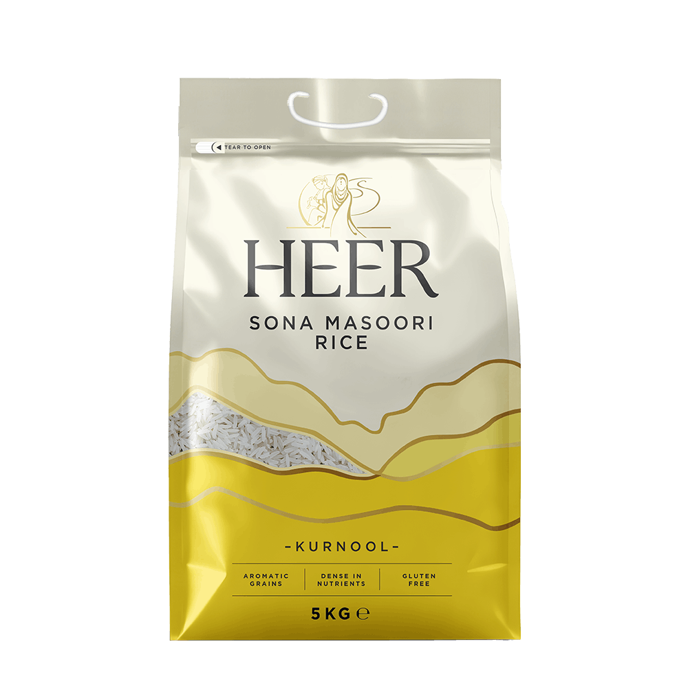 Heer - 5kg Sona Masoori Reis