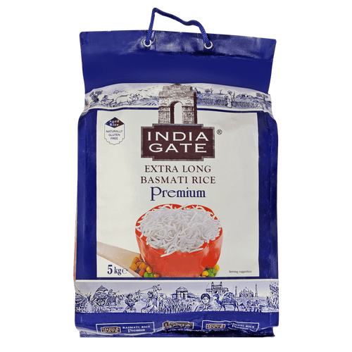 India Gate - 5kg Basmati Rice Premium Extra Long