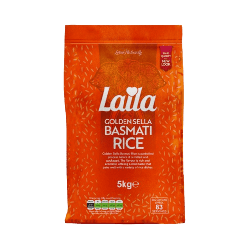 Laila - 5kg Golden Sella Basmati Rice