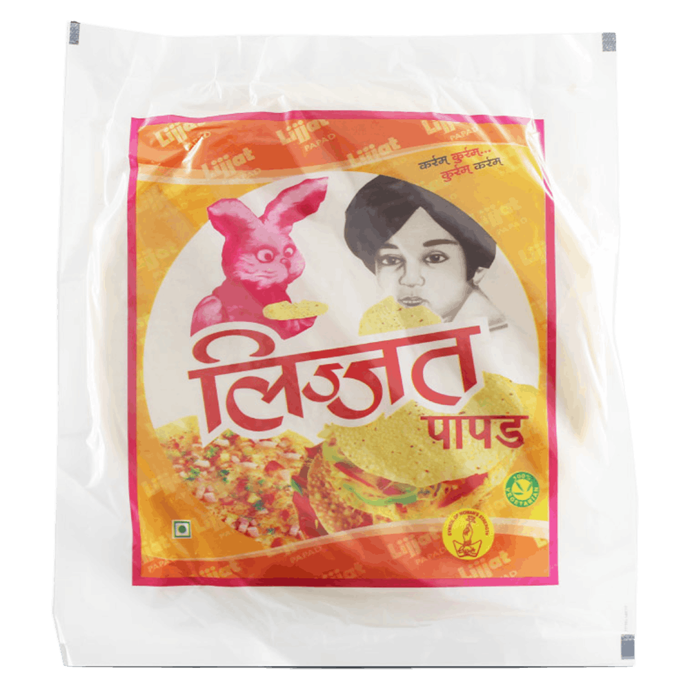 Lijjat - 200g Jeera Papadum 7&