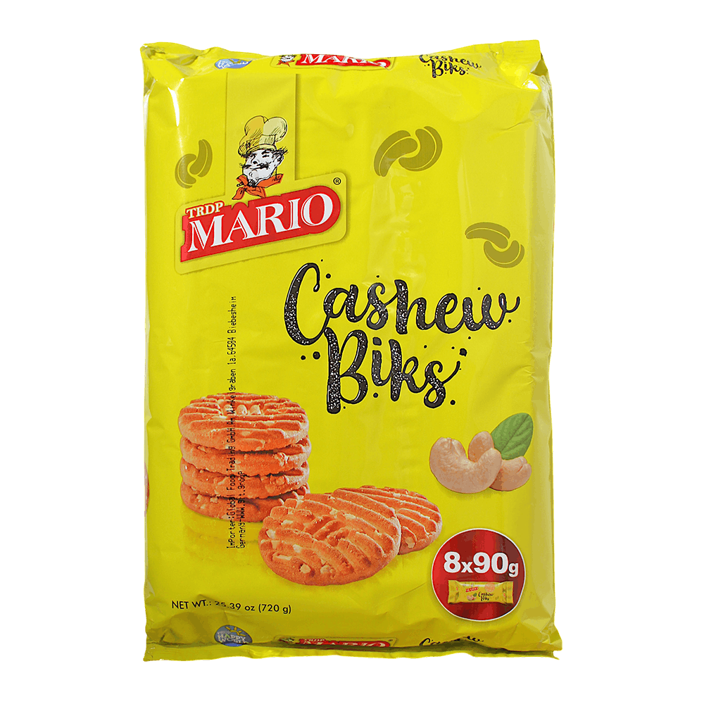Mario - 720g (8x90g) Biscuits Cashew