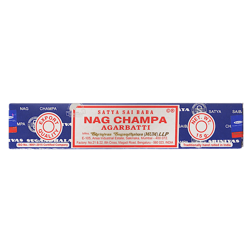 Nag Champa - 15g Agarbatti (20 Räucherstäbchen)