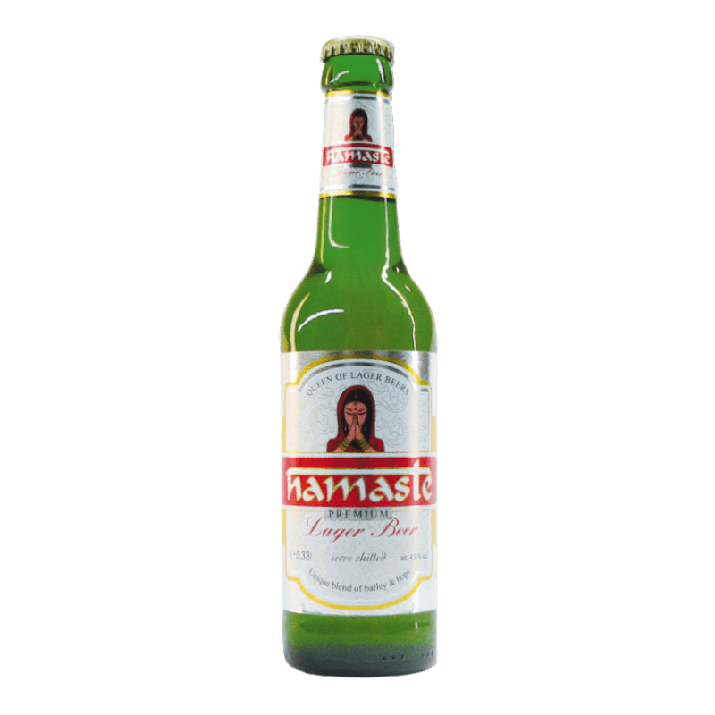 Namaste - 330ml Premium Lager Beer 4.8% Vol.