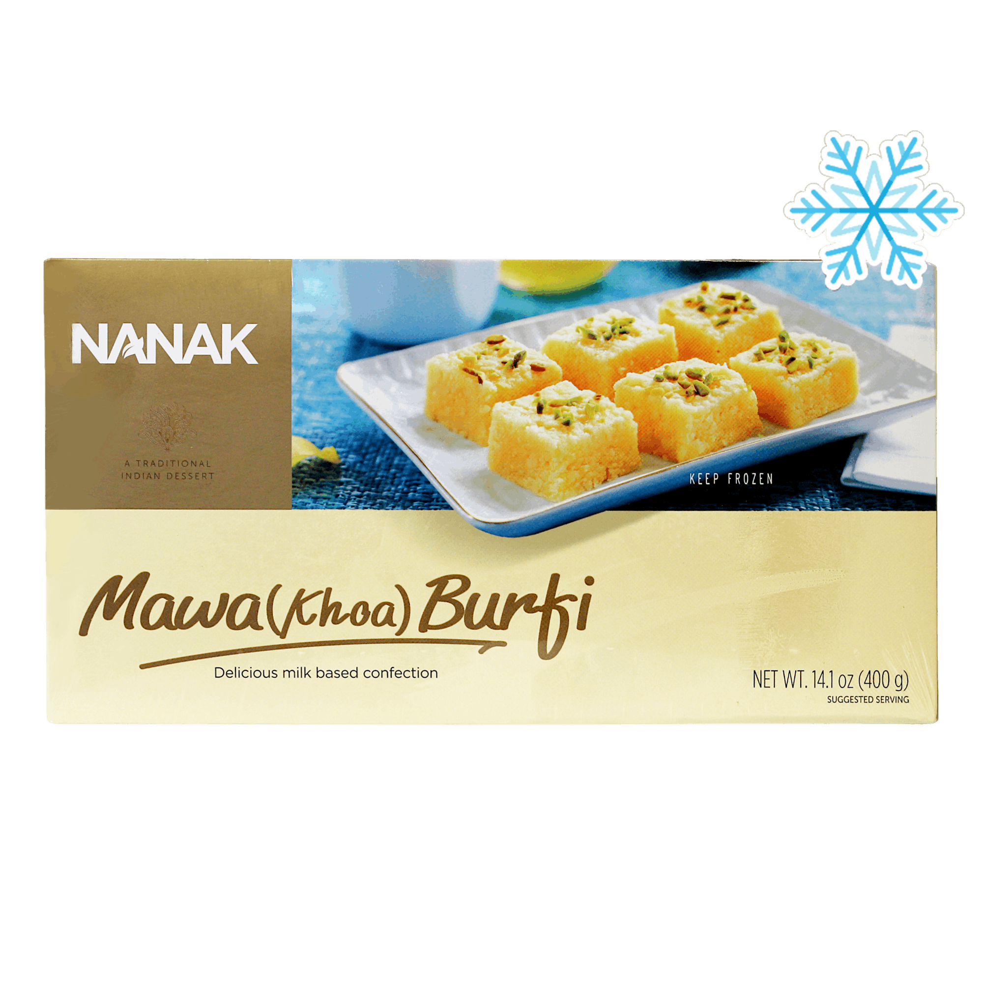 Nanak - 400g (Frozen) Mawa Khoa Burfi