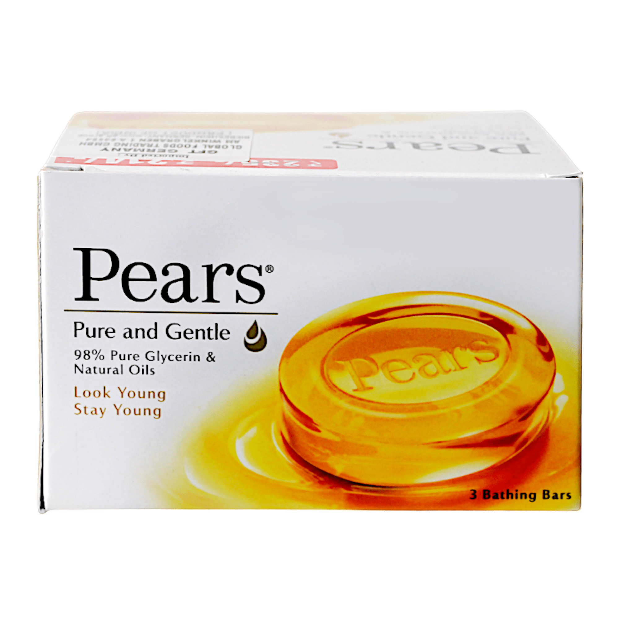 Pears - 375g Seife Pure & Gentle (3er-Pack)
