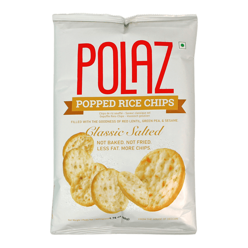 Polaz - 50g Popped Rice Chips Classic Salted