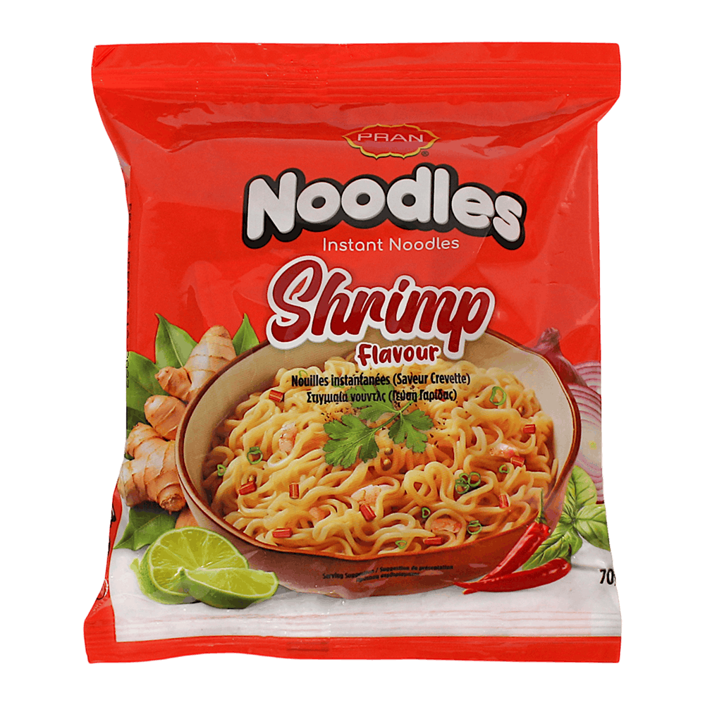 Pran - 70g Instant Noodles Shrimp Flavour