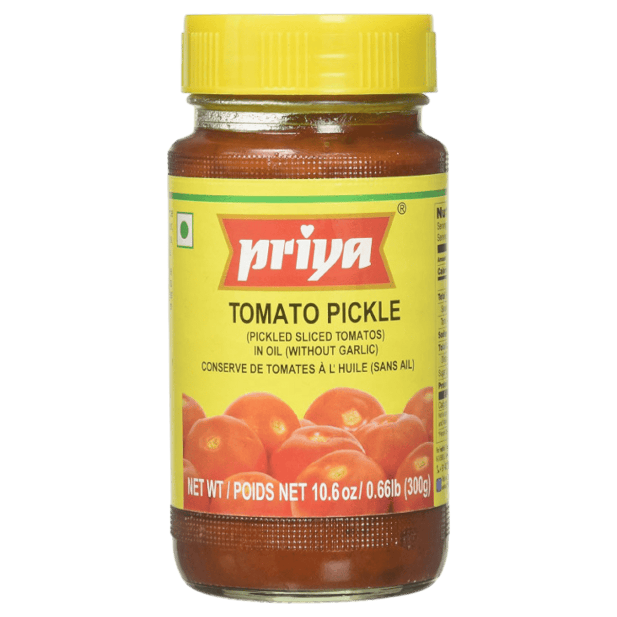 Priya - 300g Tomato Pickle (without Garlic)