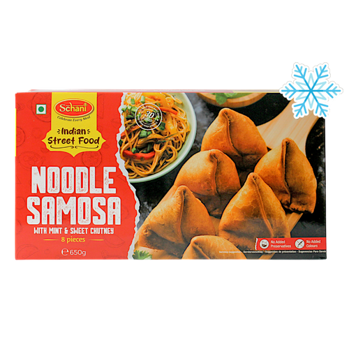 Schani - 650g (Frozen) Noodle Samosa (with Mint & Sweet Chutney) 8 pieces