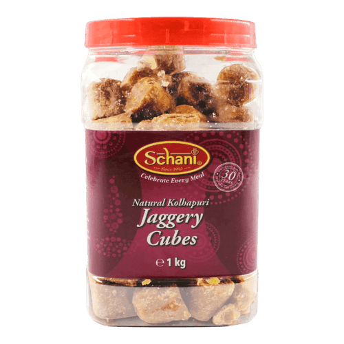 Schani - 1kg Jaggery Cubes (Natural Kolhapuri)