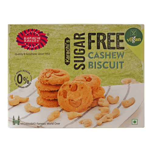 Karachi Backery - (Best Before 31/12/2025) 250g Cashew-Kekse Zuckerfrei