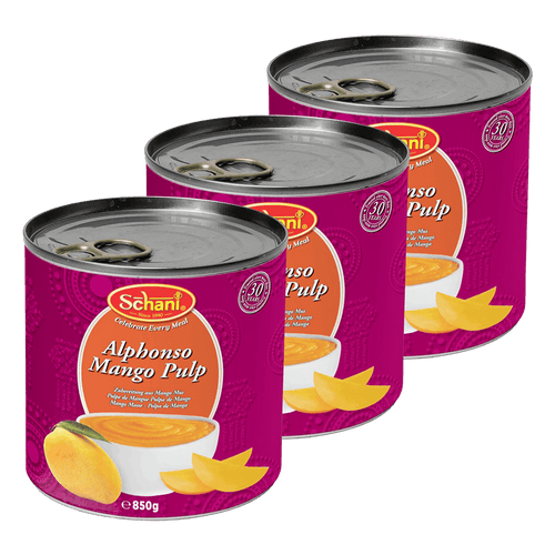 Schani - 3x850g Mango Pulp Alphonso