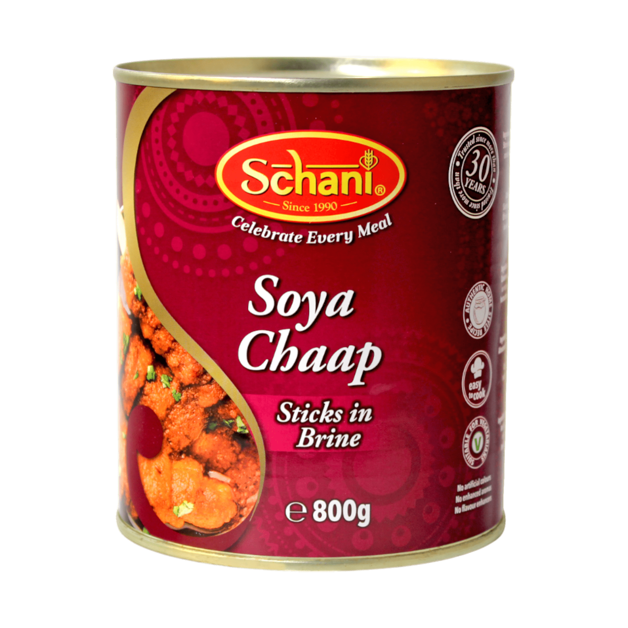 Schani - 500g Soya Chaap Tikka (Sticks in Brine)