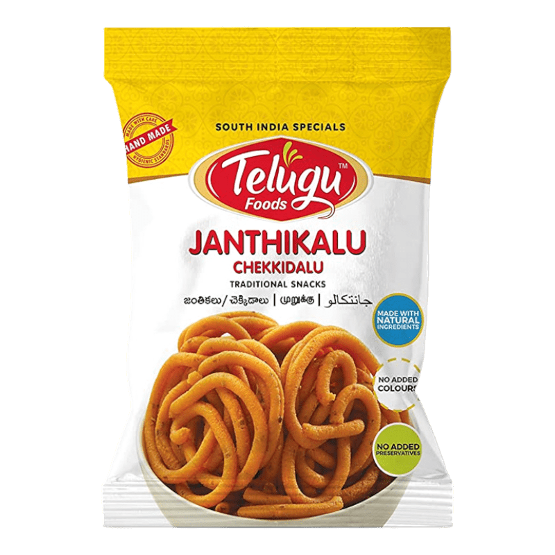 Telugu - (Best Before 30/08/26) 170g Janthikalu Chekkidalu