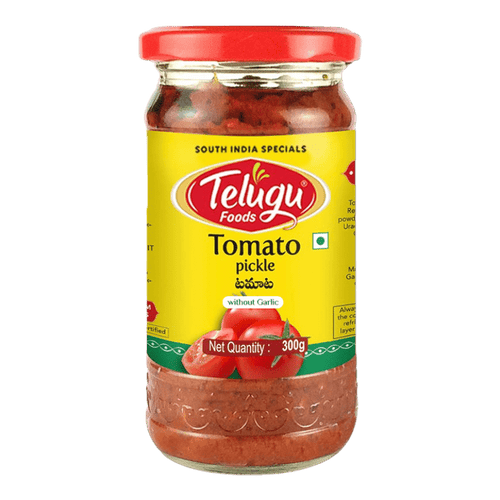 Telugu - (Best before 10/10/2025) 300g Tomato Pickle with Garlic