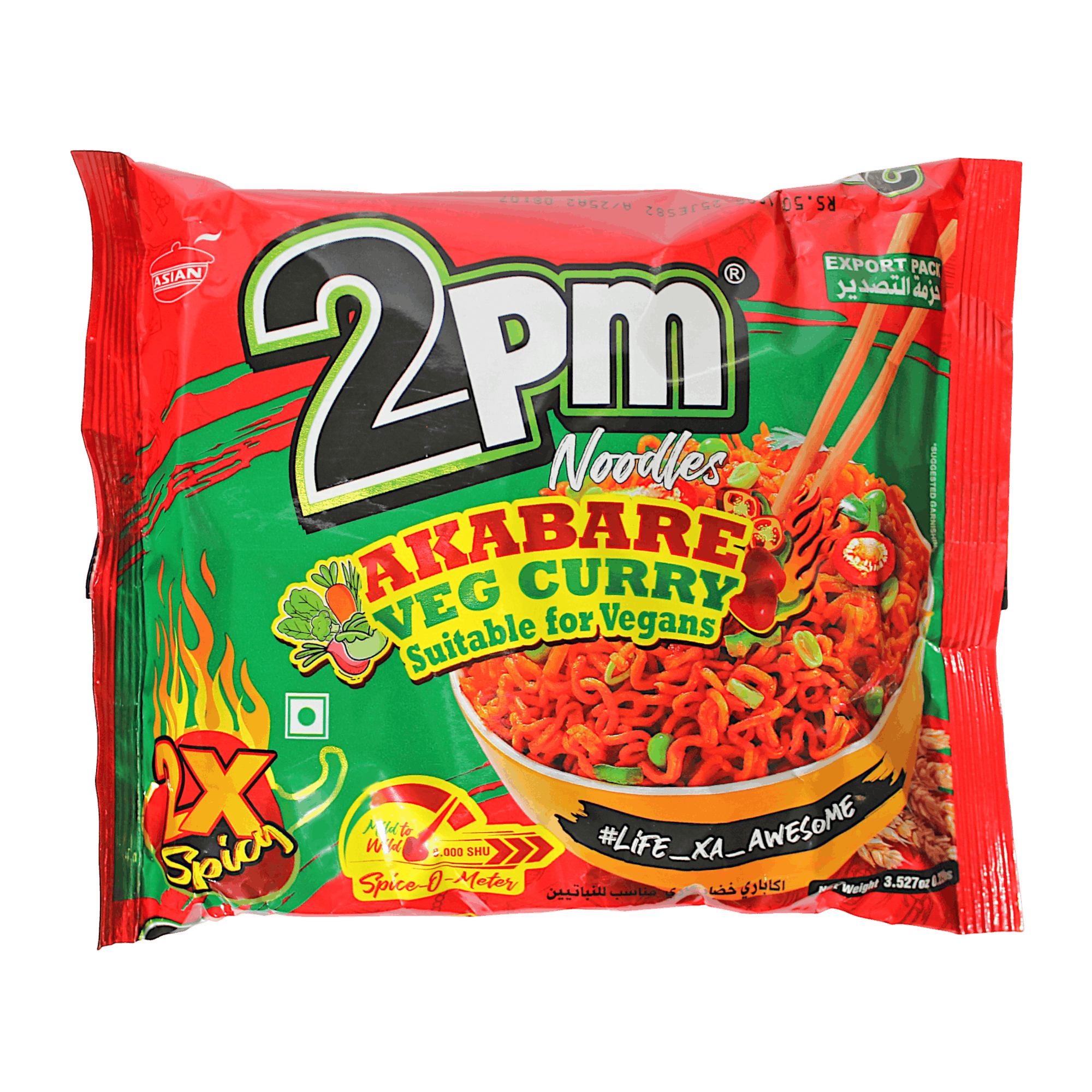 2pm - 100g Noodles Akabare veg curry