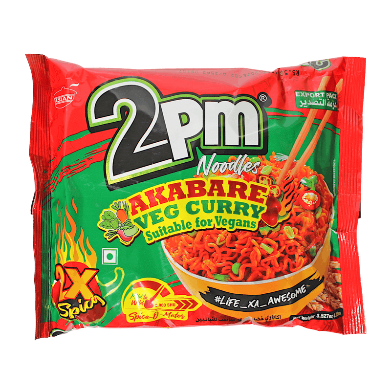 2pm - 100g Noodles Akabare veg curry