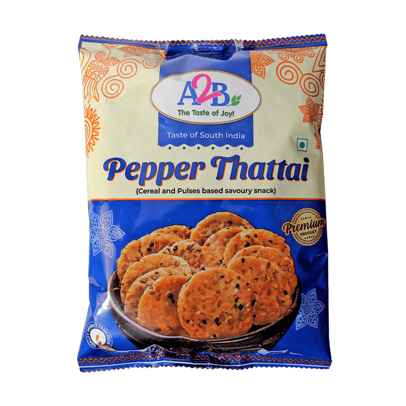 A2B - (Best Before 30/11/26) 200g Pepper Thattai