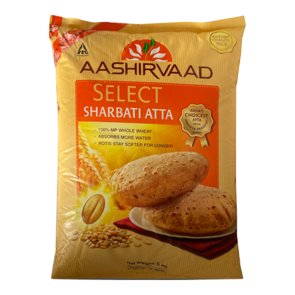 Aashirvaad - 5kg Select Sharbati Atta Flour