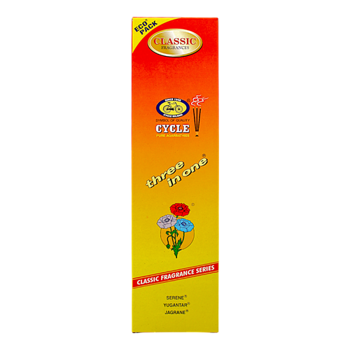 Agarbatti - Pure Cycles Agarbathies Three in one (100 sticks)
