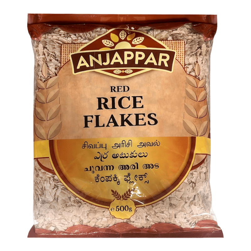 Anjappar - 500g Rote Reisflocken (Poha)