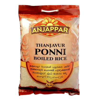 Anjappar - 5kg Thanjavur Ponni Boiled Rice
