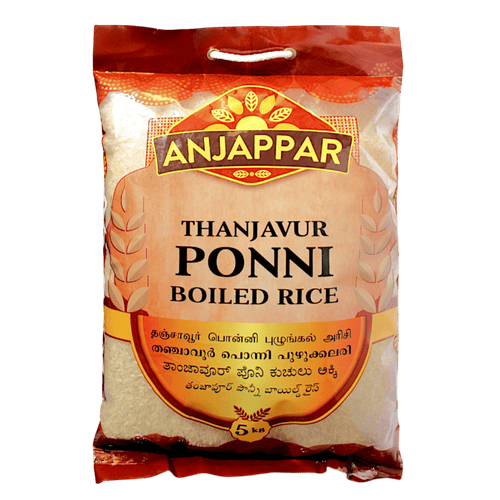 Anjappar - (Best Before 31/10/2025) 5kg Thanjavur Ponni Boiled Rice