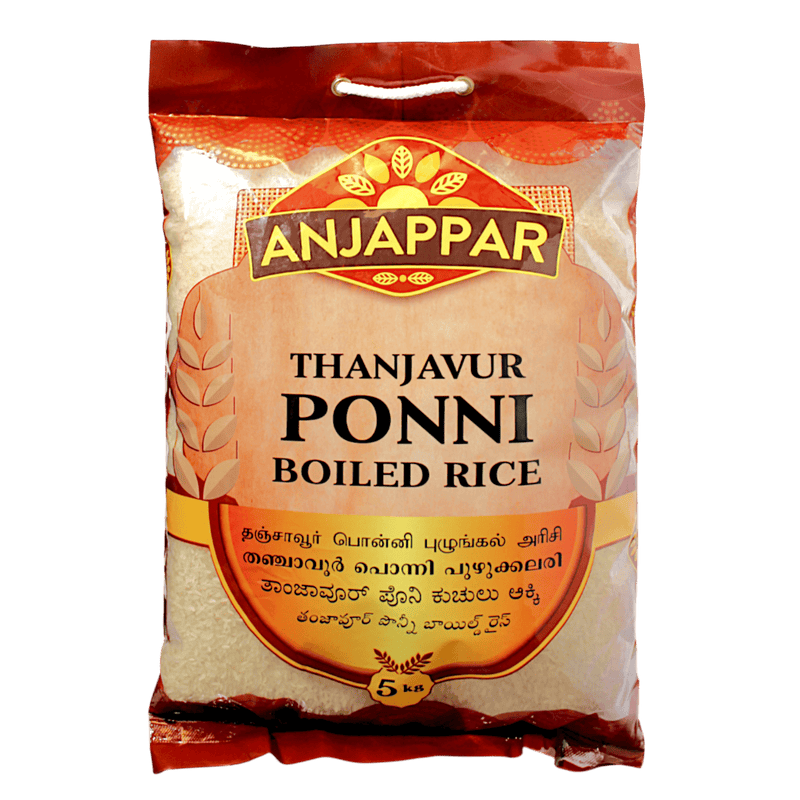 Anjappar - (Best Before 31/10/2025) 5kg Thanjavur Ponni Boiled Rice