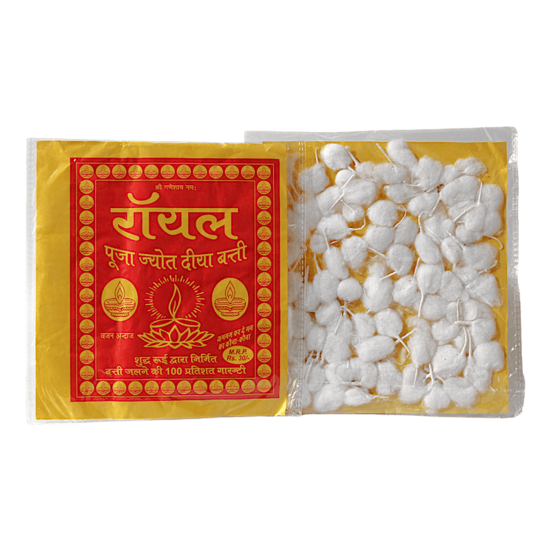 Cotton - Diva Batti wicks Round (Pooja)