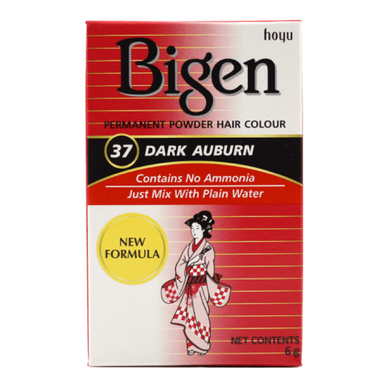 Bigen - (Best Before 31/12/2026) Permanent Haarpoeder 37 Auburn