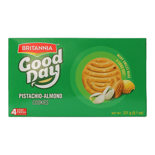 Britannia - 231g (4x57.75g) Good Day Pistachio Almond Biscuits